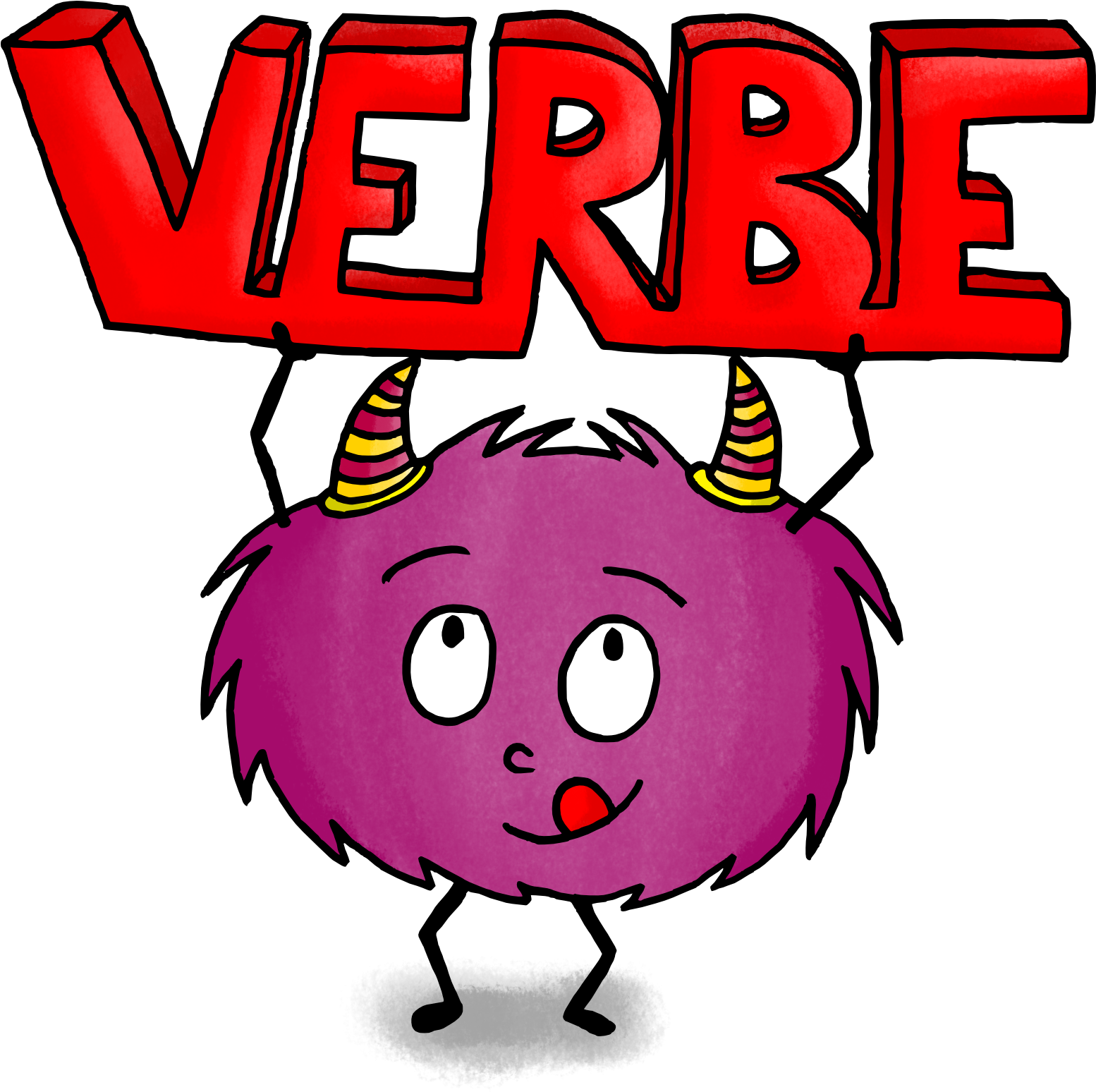 Grammaire Clipart - Conjugaison Dessin (1553x1600)