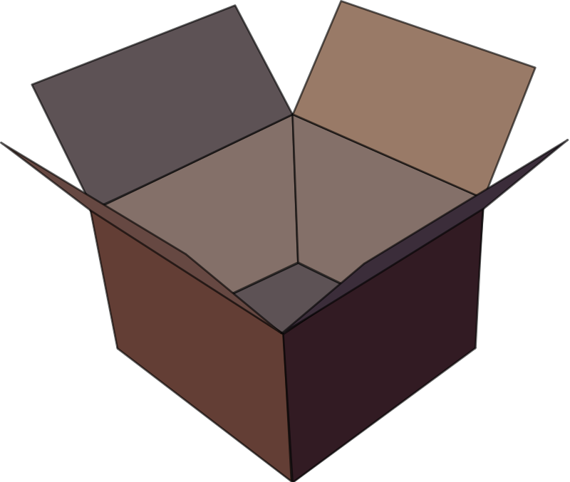 Empty Box Clipart - Empty Clipart (800x677)