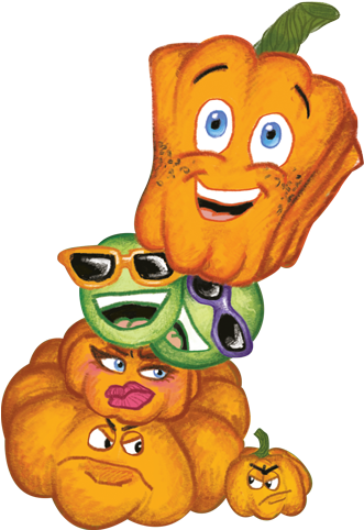 October 1 - October - Spookley The Pumpkin Clipart (650x520)