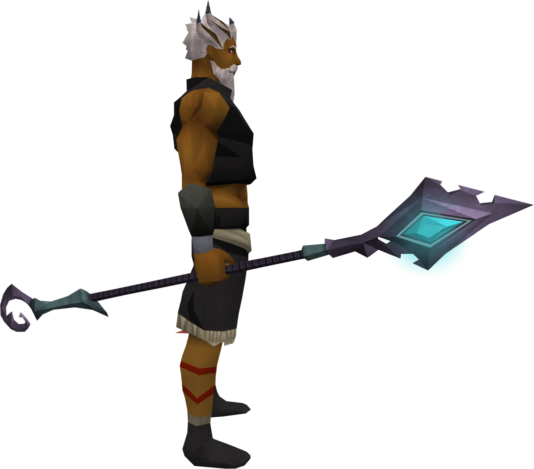 Starfury Staff Equipped - Runescape 3 Starfire Weapons (1063x935)