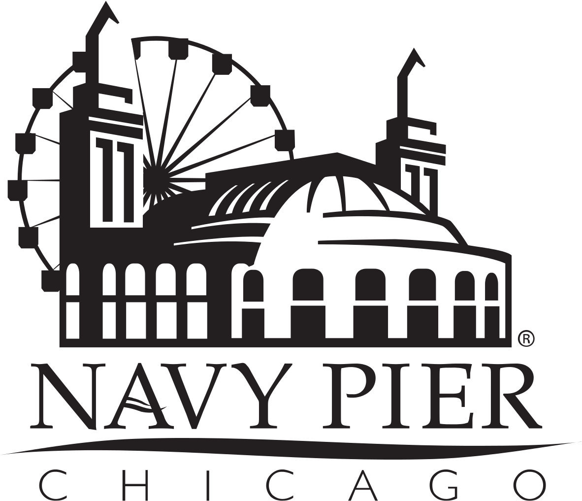 Navy Pier Logo - Navy Pier Chicago Logo (1185x1024)