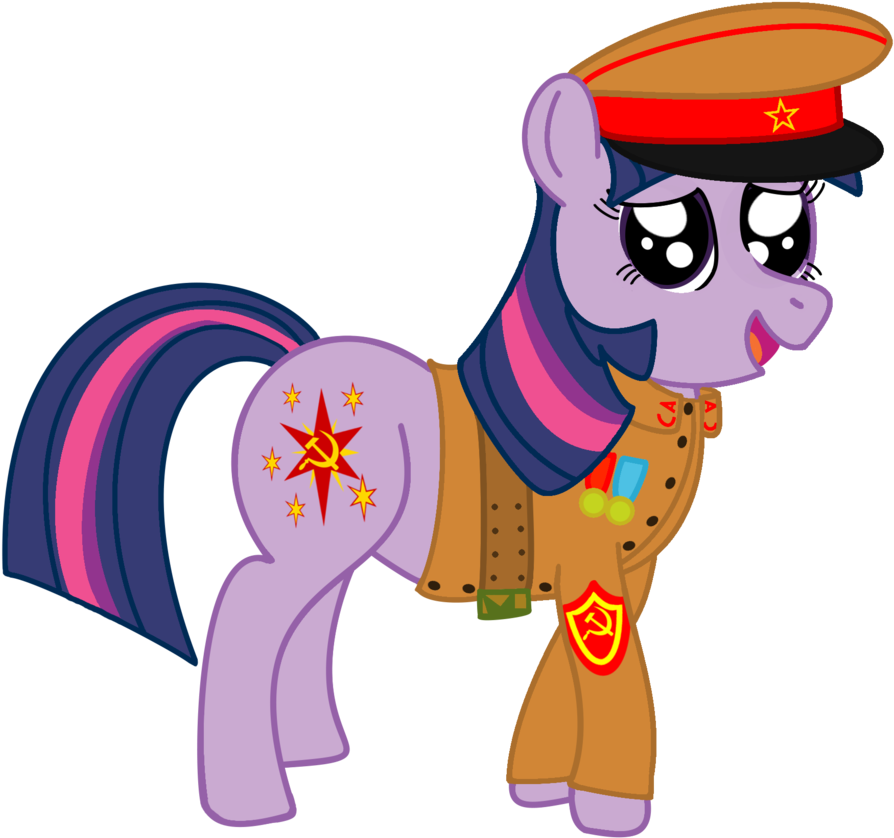 Soviet Twilight Says Hi By Thefieldsofice - Soviet Unicorn (894x894)
