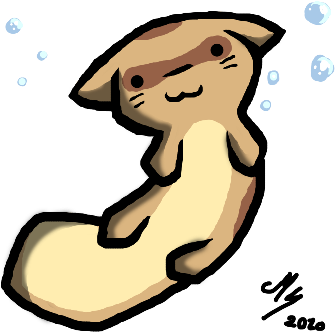 Ferret Clipart Transparent - Cute Ferret Transparent (1417x1134)