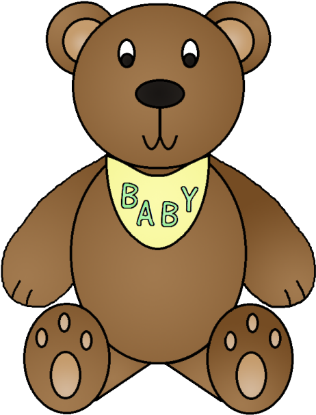 Goldilocks And The Three Bears Clip Art - Baby Bear From Goldilocks And The Three Bears (490x639)