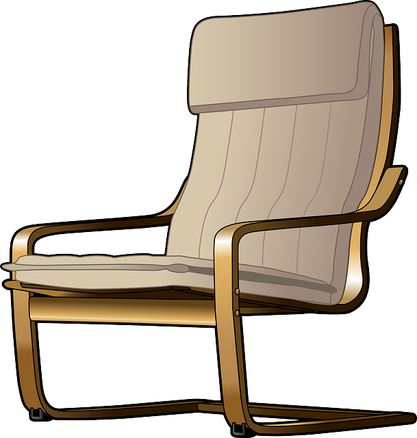 Furniture Armchair, Cantilever, Chair, Furniture - Armchair Clip Art (714x749)