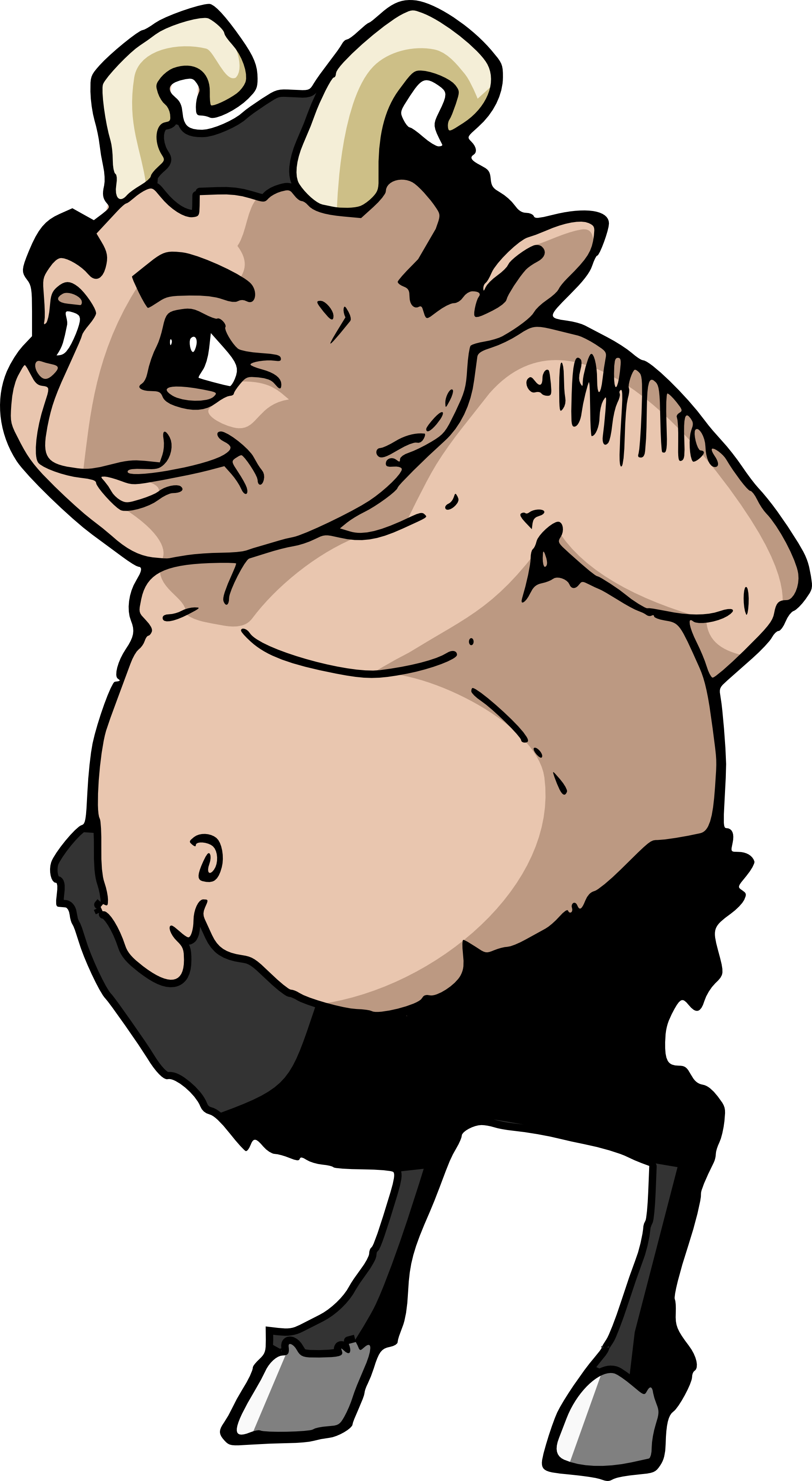 Commons - Wikimedia - Org Colouringbook - - Faun Clipart (702x1280)