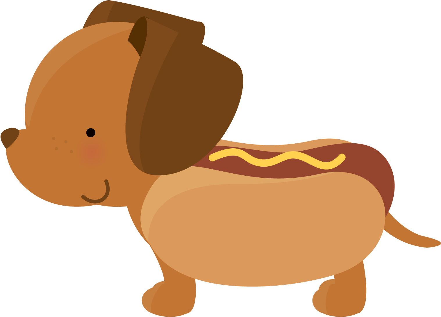 Zwd Dac Dog - Hot Dog Dog Png (1660x1431)