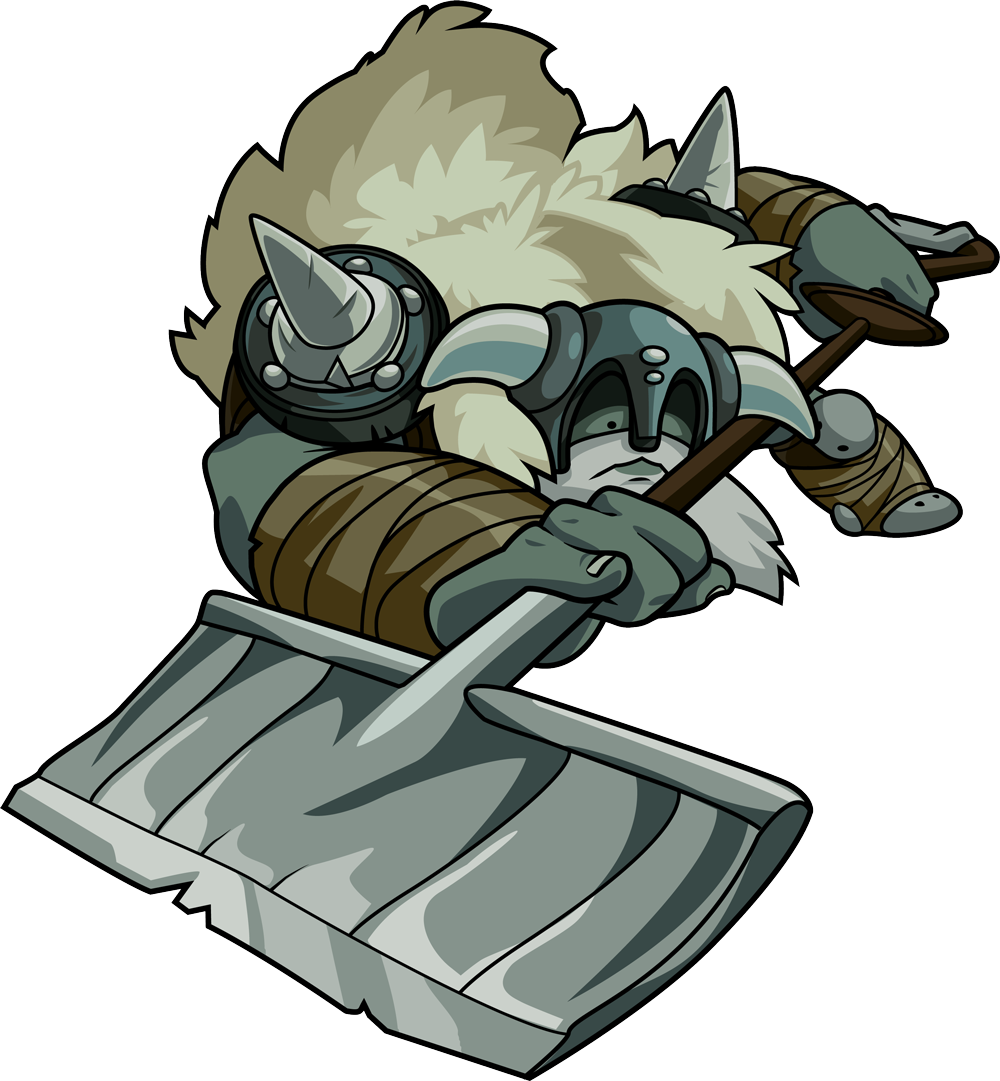 Polarknight-plow - Yacht Club Games Shovel Knight (1000x1081)