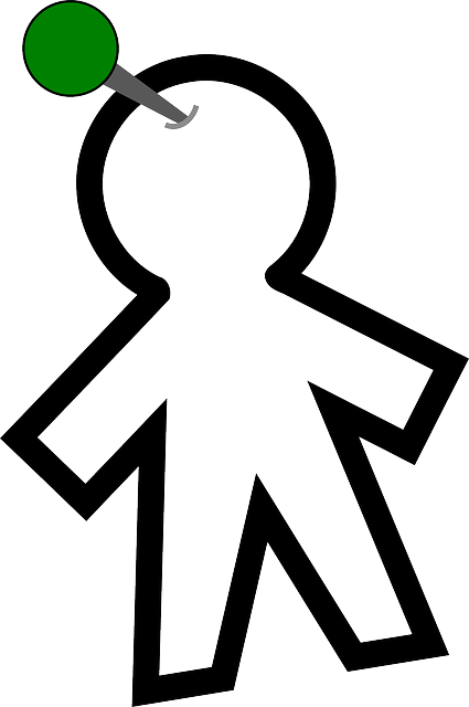 Voodoo Head, Paper, Pin, Doll, Fool, April, Fools, - Graphic Doll (425x640)