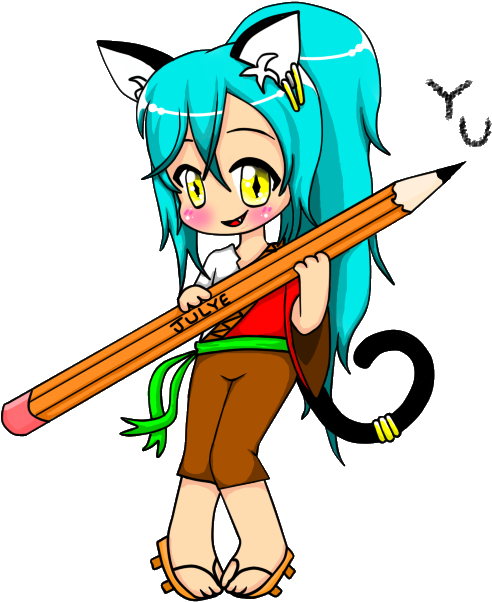 Oie Transparent By Julye-sama - Cartoon (528x650)