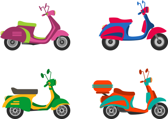 Motor City Scooters Free Vector And Png - Motor Vector Png (1200x628)