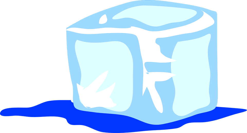 Ice Cube Frozen Water Ice Drink Cold Cool - Ice Cube Clip Art (960x518)
