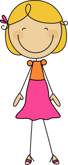*✿**✿*palitos*✿**✿* - Blonde Stick Figure Girl (238x576)
