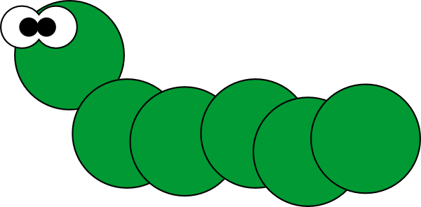 Cute Caterpillar Clipart Dpo7zp Clipart - Caterpillar Clip Art (600x296)