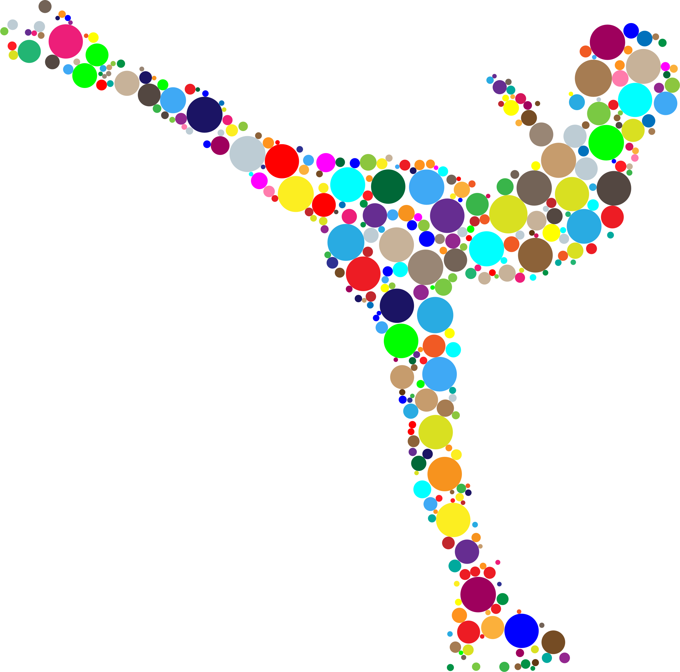 Big Image - Figure Skating Silhouette Colorful (2273x2246)