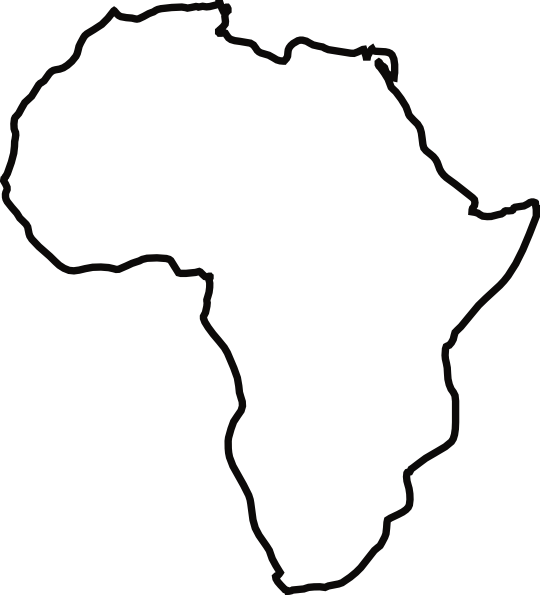 Africa Clipart - Sierra Leone Africa Map (540x595)