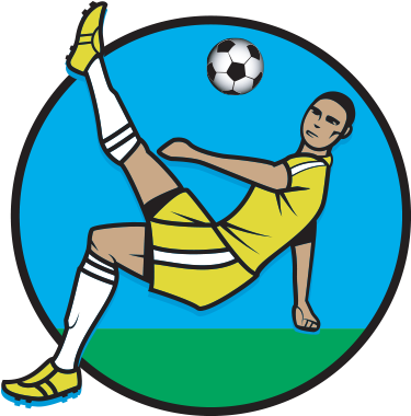 Soccer Euro Football Player Free Vector - Football Vector Logo Png (1200x628)