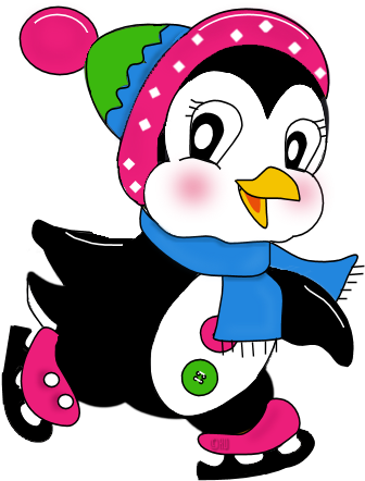 Penguin Clipart Winter Animal - Free Winter Penguin Clipart (453x458)