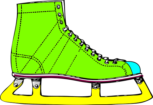 Ice Skating, Ice Skates, Ice, Skates - Ice Skate Clip Art (640x439)