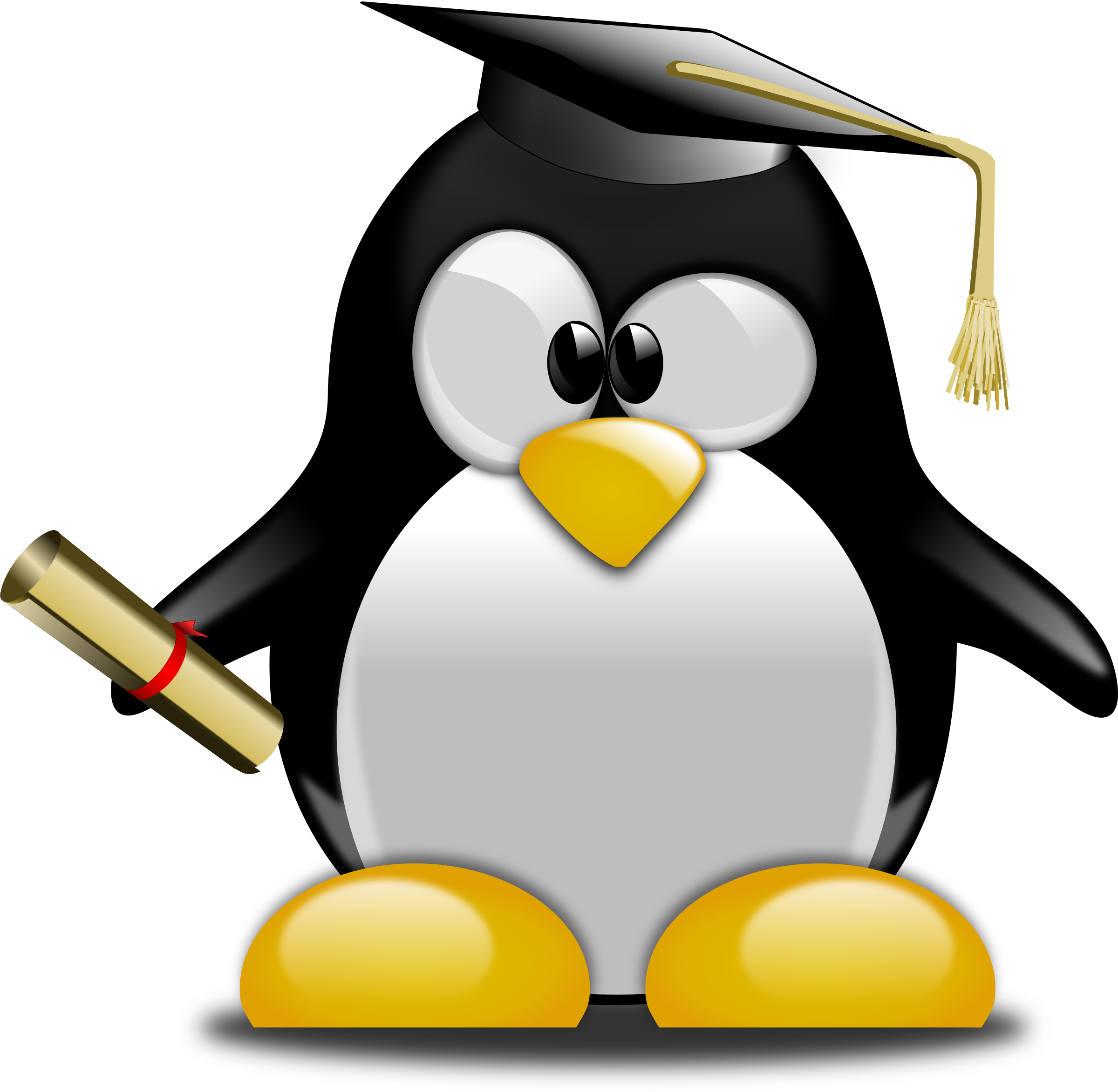 Get Notified Of Exclusive Freebies - Graduation Penguin Clipart (2400x2346)