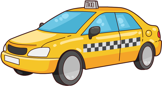 Taxi Clipart - Cab Clip Art (626x366)