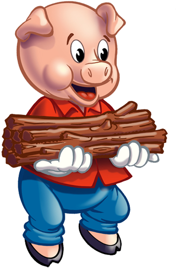Three Little Pigs Clipart - Three Little Pigs Pig (360x552)