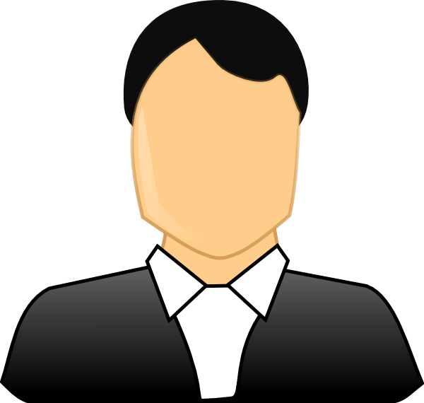 Male Formal Business Clip Art - Formal Clipart (600x570)