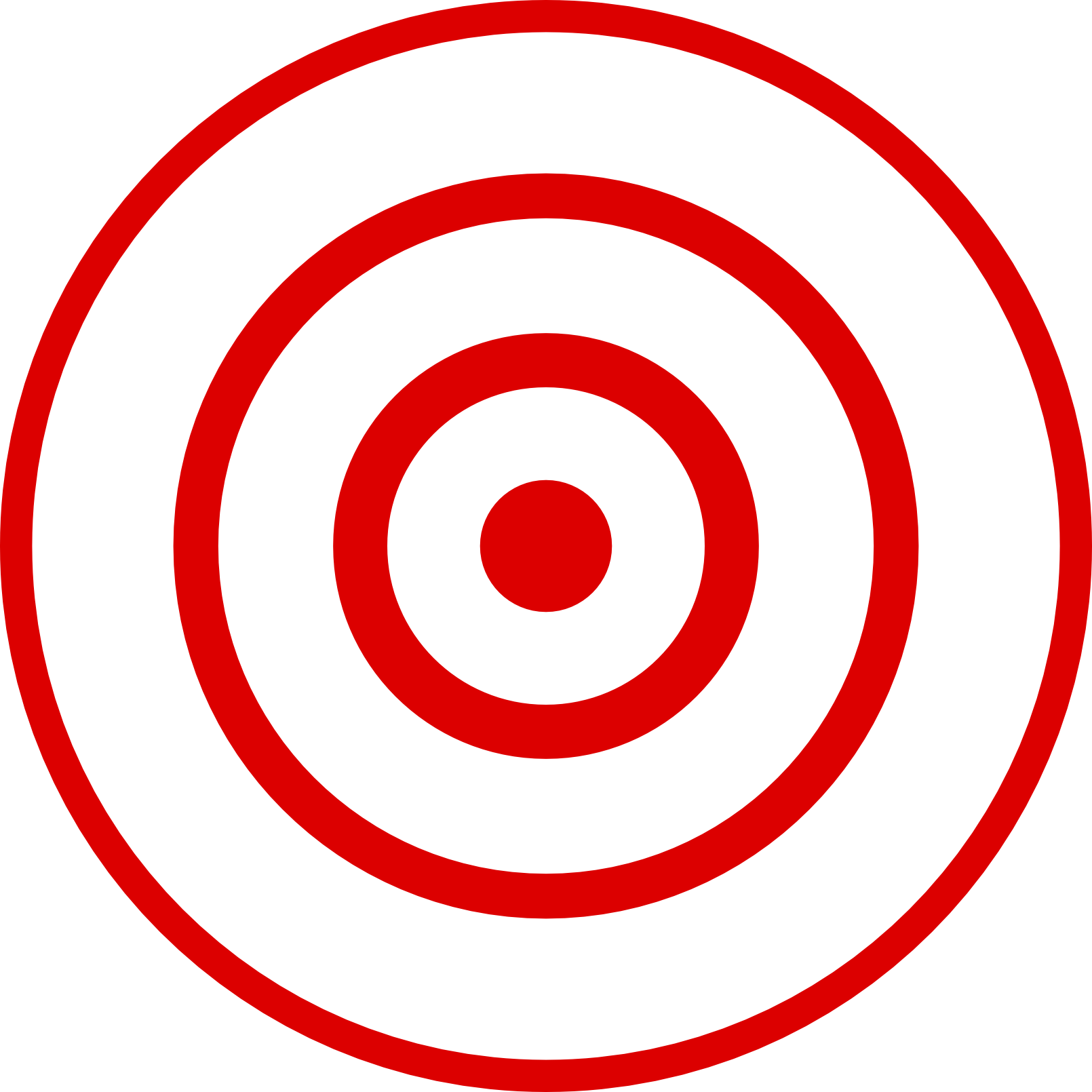 Excellent Target Clipart Bullseye With Trger - Bulls Eye Png (1610x1610)