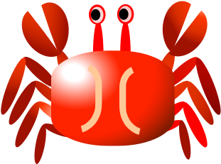 Get Notified Of Exclusive Freebies - Crab Cartoon (1010x750)