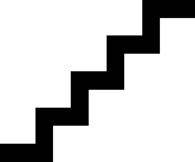 Descend Sign, Symbol, Shape, Stairs, Climb, Levels, - Steps Clipart (640x531)