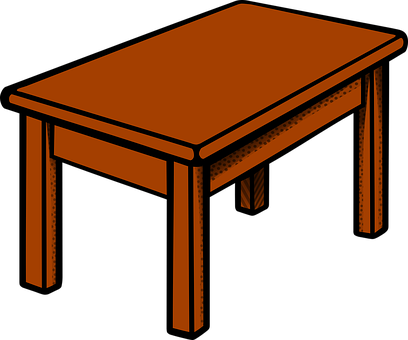 Tisch Möbel Holz Tisch Tisch Tisch Tisch T - Table Clipart (408x340)