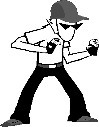 Construction Worker Clipart Black And White - Did You Mean Me (320x409)