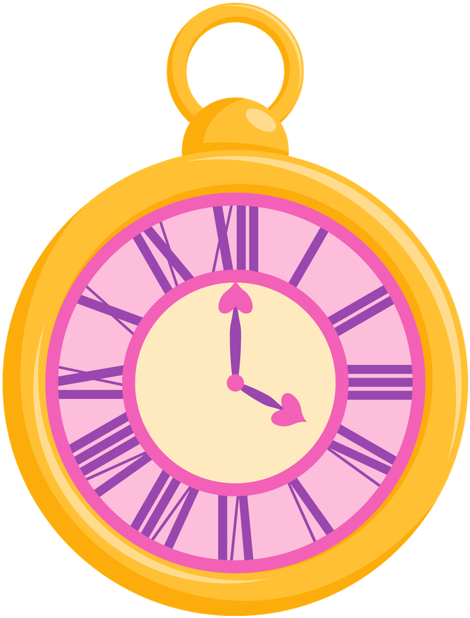 Say Hello - Alice In Wonderland Clock Png (900x900)