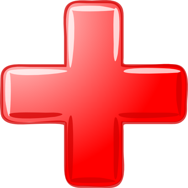 Add - Red Plus Sign Png (600x598)