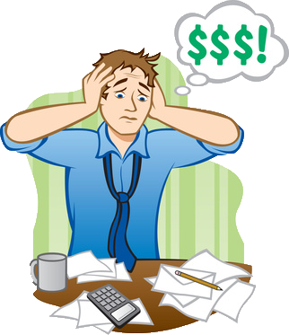 Clipart Info - Debt Clipart (322x373)