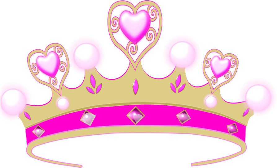 Bejeweled Crown Clipart, Vector Clip Art Online, Royalty - Princess Crown Clip Art (900x543)