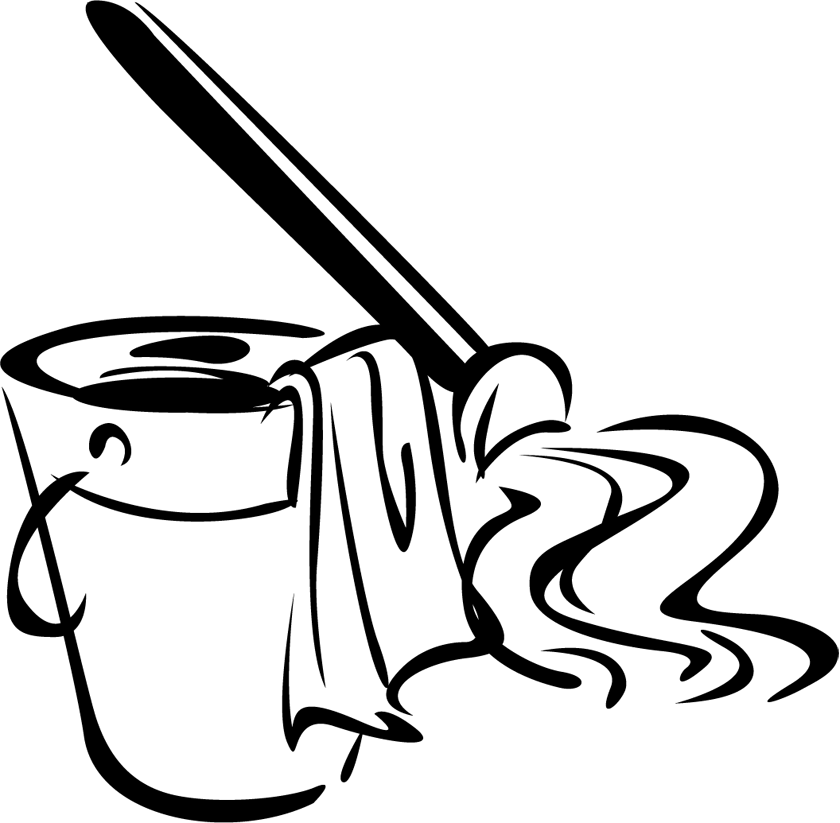 Cleaning2 - Cleaning Supplies Clip Art (840x823)