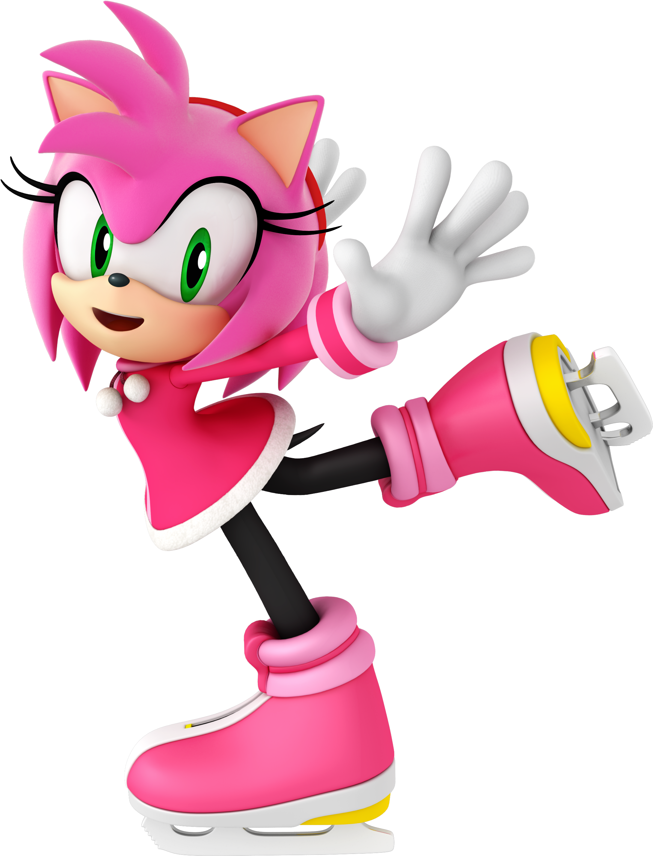 Mario & Sonic Ice Skating - Mario And Sonic At The Olympic Winter Games Amy (2198x2872)