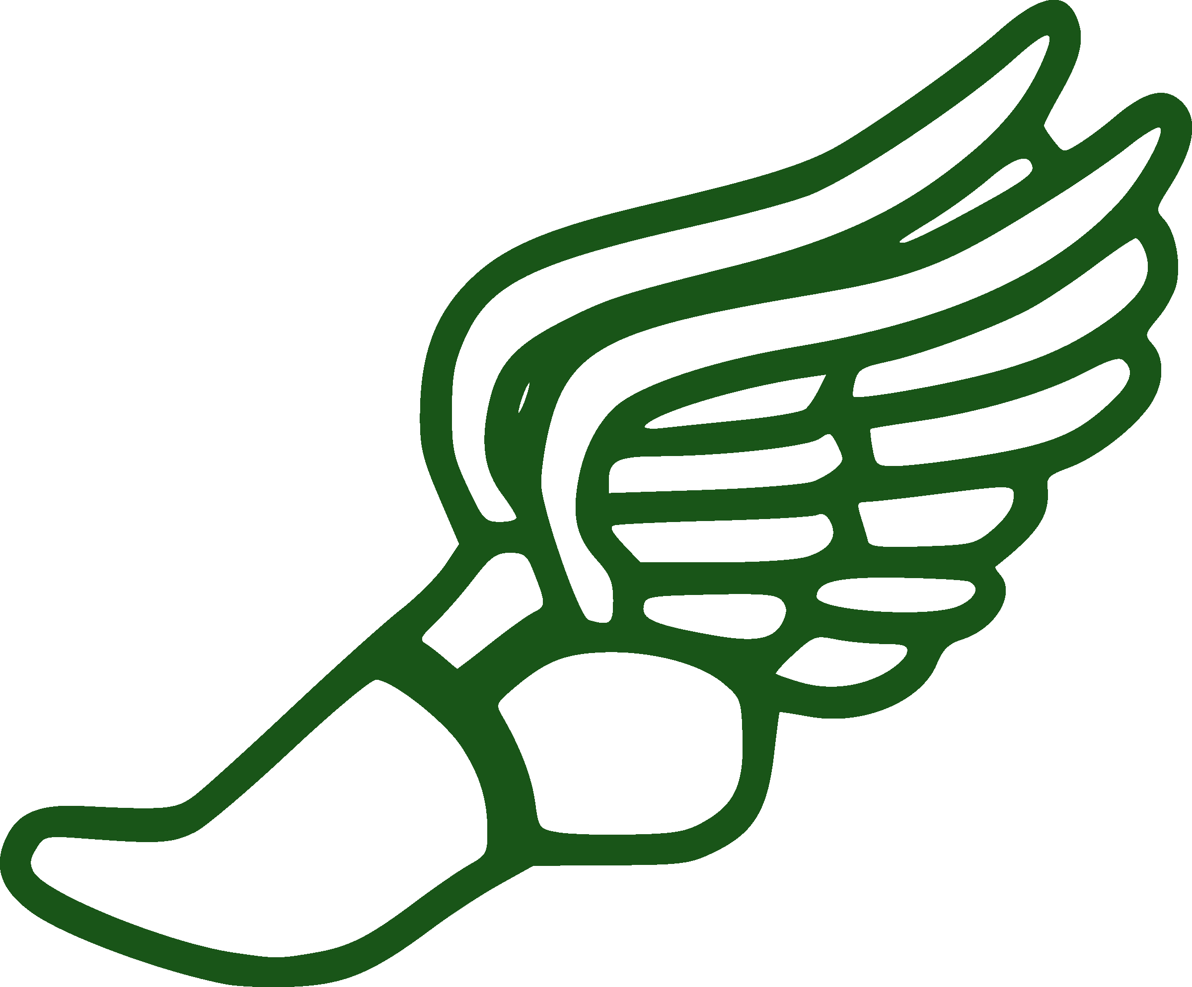 Running - Track And Field Winged Foot (2400x1989)