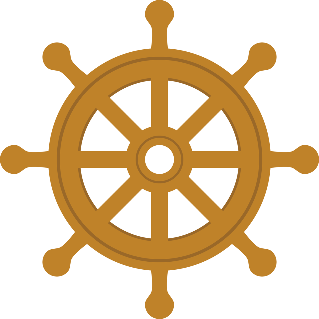 Nautical Party, Pirate Party, Clip Art, Scrap, Wheels, - Free Ship Wheel Vector (1080x1080)