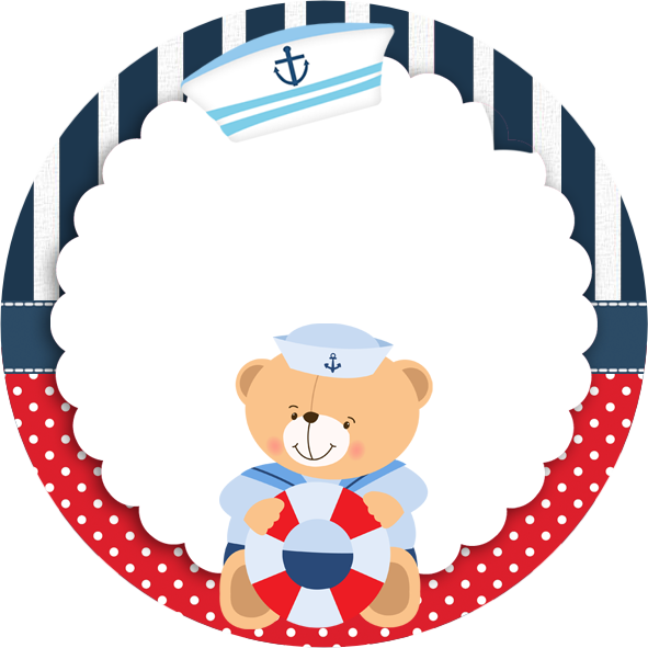 Kit Festa Marinheiro Mais - Convite Cha De Bebe Marinheiro (591x591)