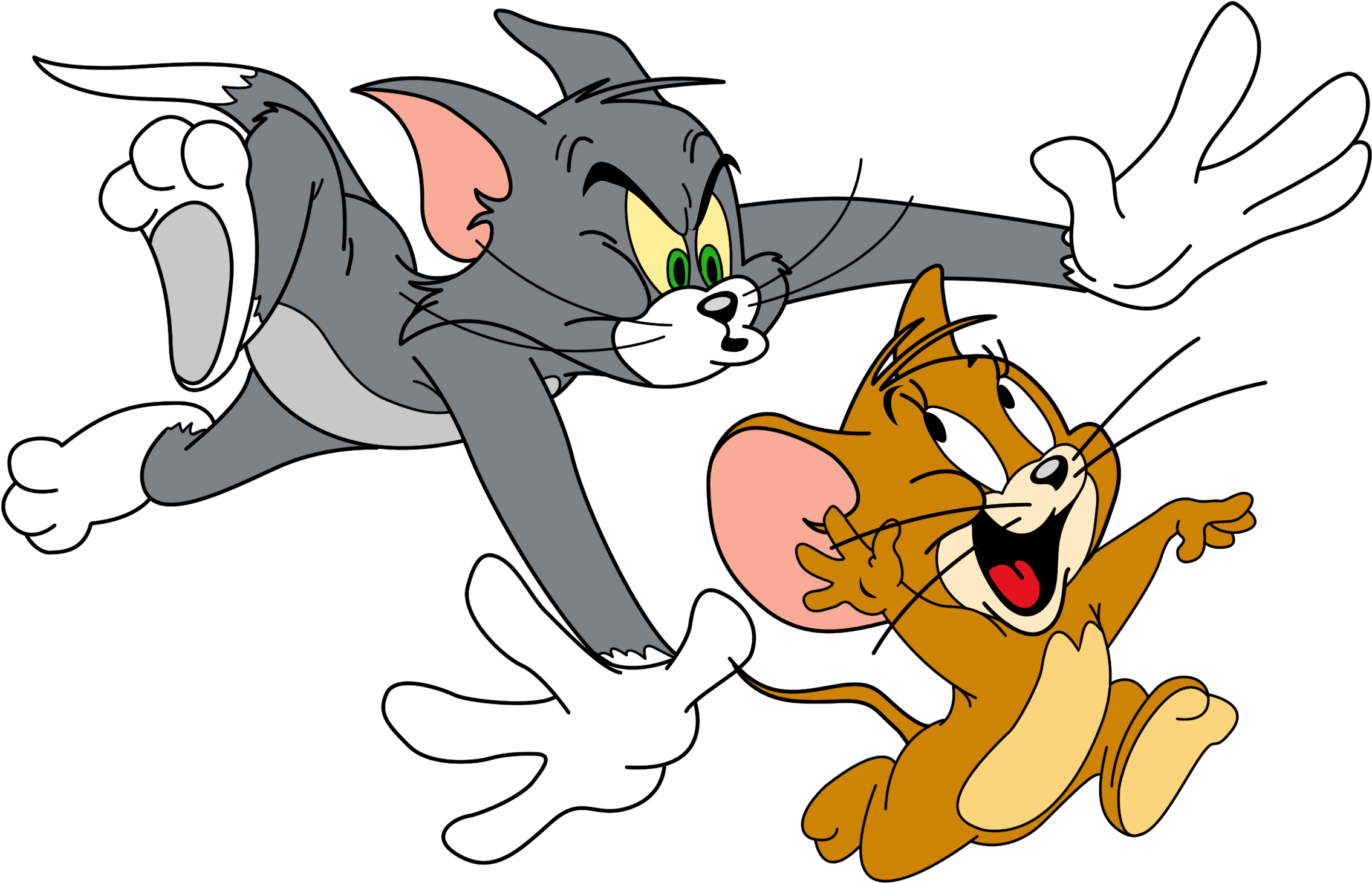 Tom Cat Jerry Mouse Mammal Cat Small To Medium Sized - Tom And Jerry Photos Download (2395x1556)