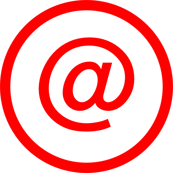 Email Logo Red Png (600x600)