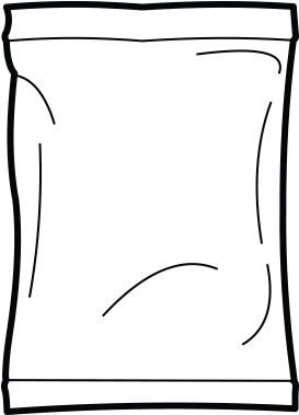 Pillow-bag - Line Art (418x418)