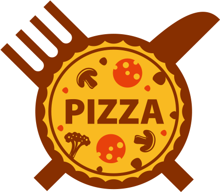 Pizza Delivery Logo Italian Cuisine - Pizza Logo Vector Png (500x500)