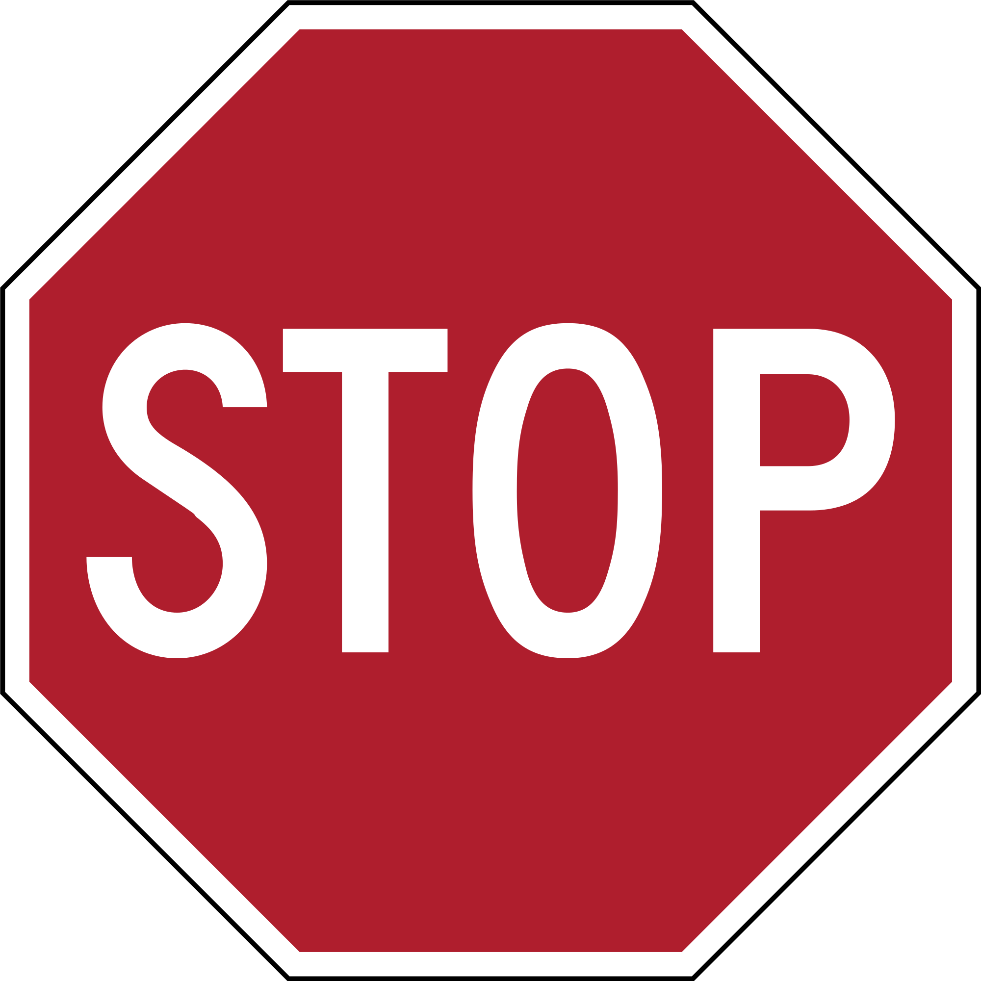 Stop If You Are Renewing Your Ahna Membership, Log - Stop Sign Construction (2000x2000)