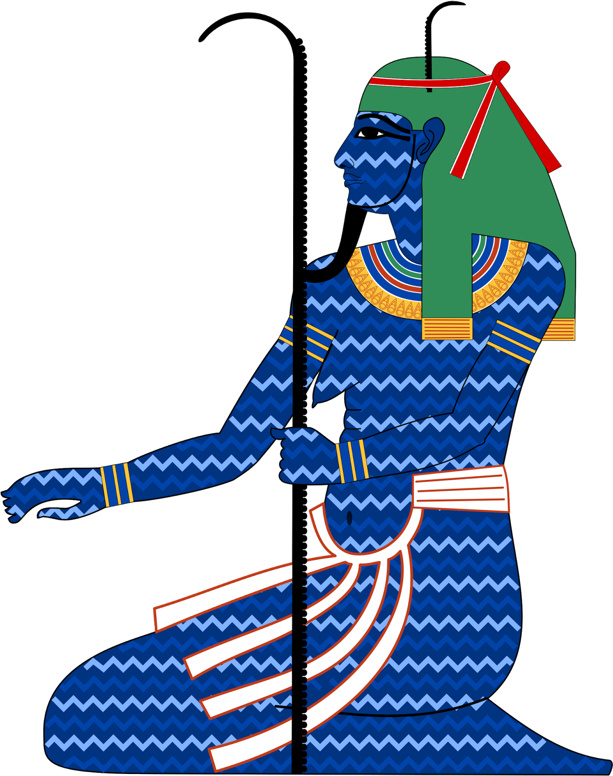 Nun The Egyptian God (2000x2500)