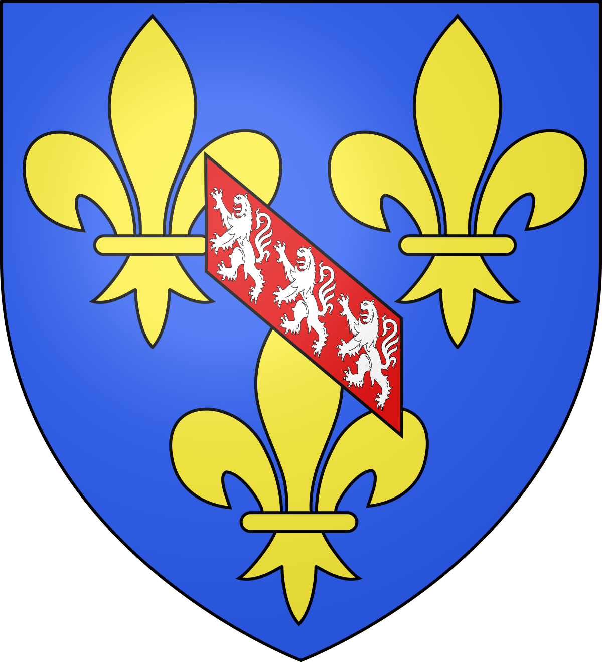 Region Ile De France Blason (1200x1320)