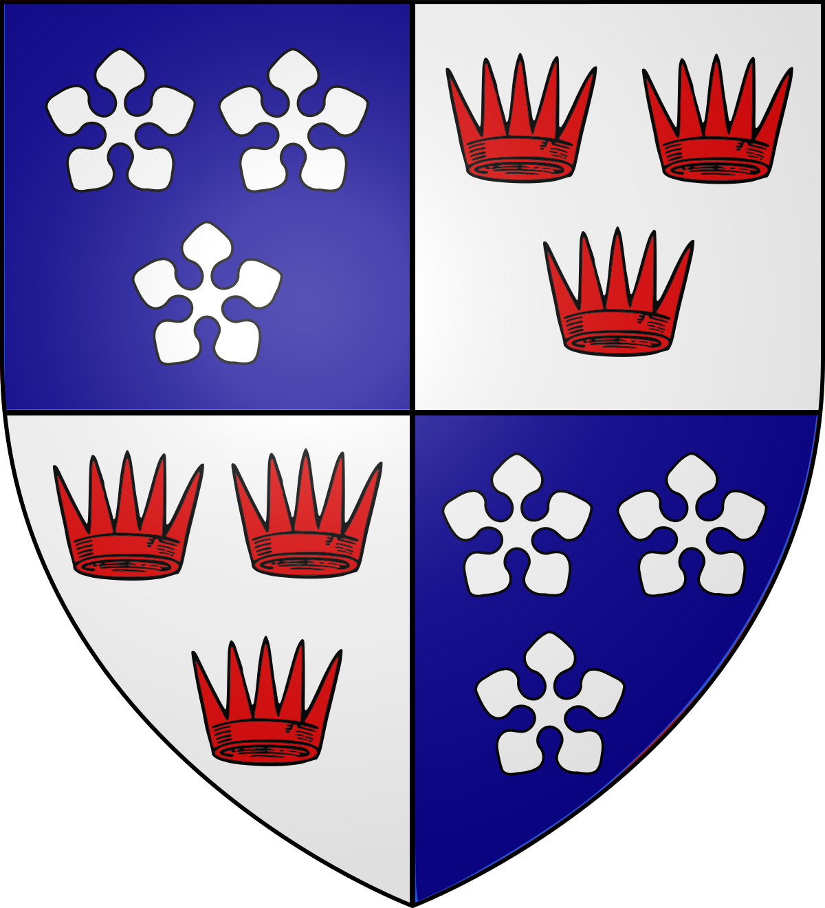 Fraser Clan Coat Of Arms (1200x1320)