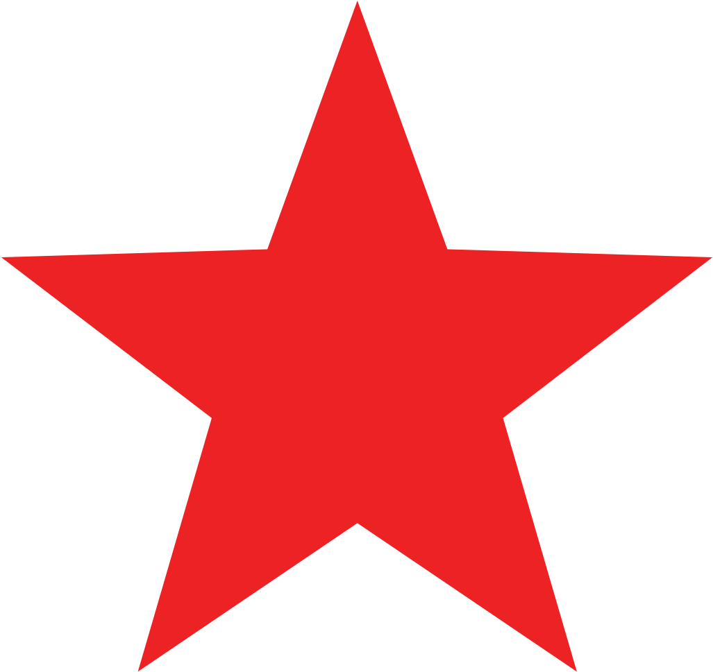 254 × 240 Pixels - Red Star Cutout (1082x1024)